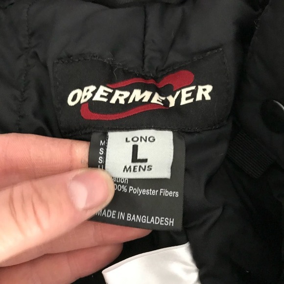 Obermeyer Black Alta II Ski Snowboarding Relaxed Fit Pants Men's Size Large Long - Picture 13 of 14